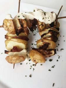 Aardappel spiesjes