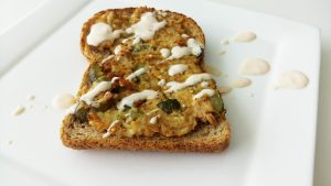 Toast met warme tonijn