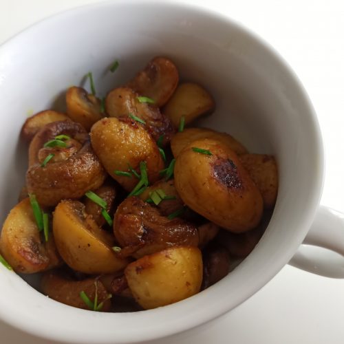 Gebakken champignons
