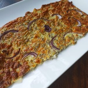 koolhydraatarm kaas uien brood